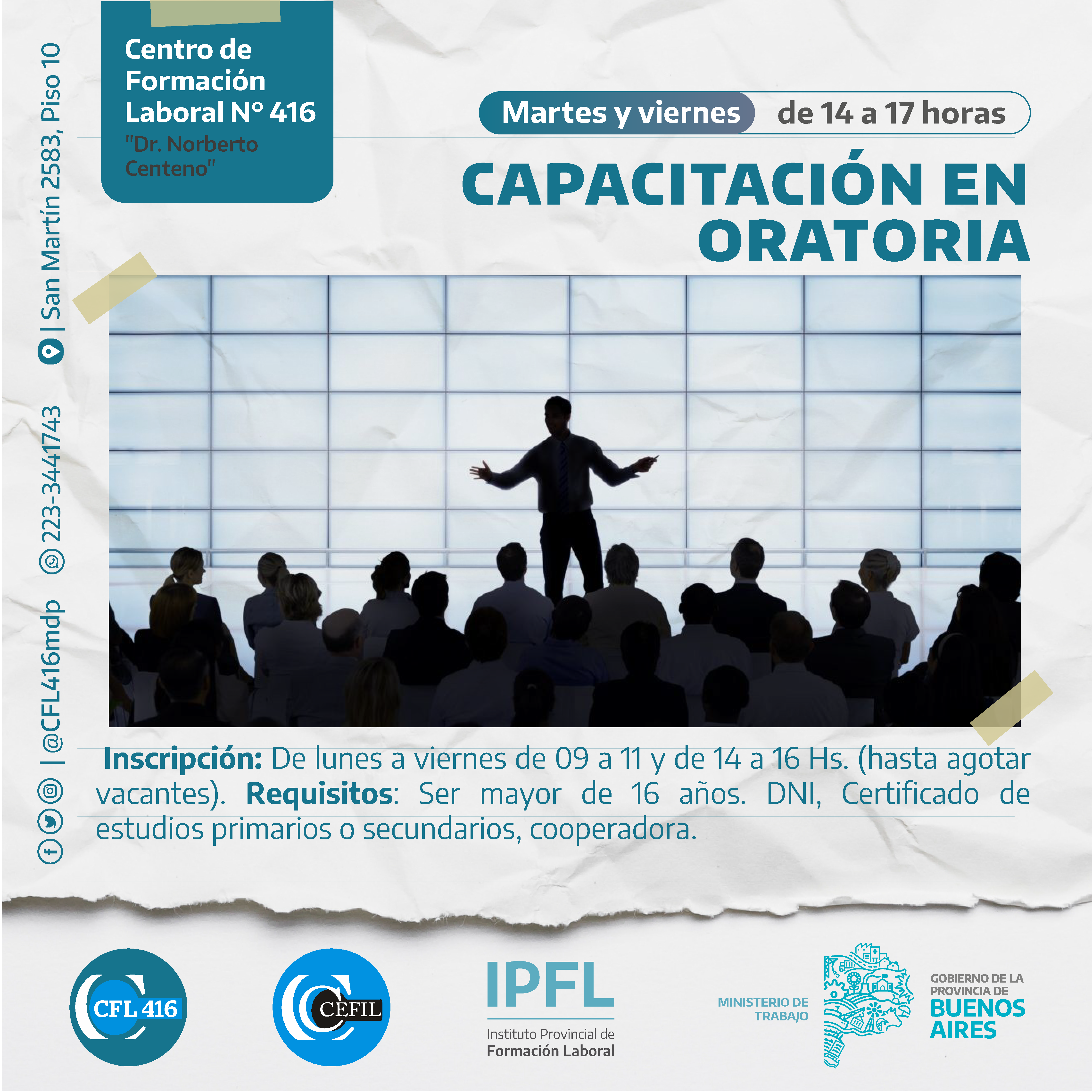 Capacitación en Oratoria